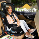 Graco Turn2Me 3-in-1 Rotating Car Seat, Rear Facing, Forward Facing Car Seat, High Back Booster, Lilac Mod