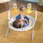 Bright Starts Disney Baby Winnie The Pooh Classic Pals Vibrating Baby Bouncer Seat with Melodies & Toys, Unisex, 0-6 Months