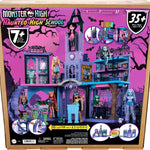 Monster High Doll House, Haunted High School Playset with 7 Play Areas & 35+ Storytelling Pieces Including Furniture & Accessories
