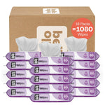 Hello Bello Extra Gentle Unscented Baby Wipes, Plant Based, Made with 99% Water and Aloe for Babies and Kids, 720 Count