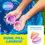 Hydroburst 6-pack Reusable Water Balloons by Relatable, For The Pool, Beach Toys And Outdoor Play Toys, Includes 6 Refillable Balloons