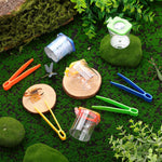 Halloscume 48 Pack Insect Bug Viewer Kit for Kids with Tweezers Explorer Outdoor Set Bug Catcher Containers for Insects Magnifying Box Observation Kit for Science Nature Exploration Collecting
