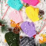Boao 12 Pairs Toddler Mittens Bulk Kids Winter Knit Gloves pack Childrens Stretch Mittens for Toddler Boys Girls(1-3t,Red, Pink, Blue, Royal Blue, Green, Black)