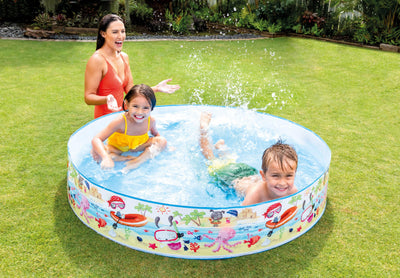 Intex Snorkel Buddies Snapset Pool - 5'X10" (Style May Vary), Multicolor (56451EP)