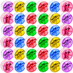 36 Pack Led Light up Yo Yo Bulk Light up Responsive Ball Colorful Beginner Yo Yo Ball for Kids Birthday Party Goodie Bag Fillers Classroom Rewards, 6 Colors