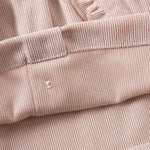 Toddler Little Girls Corduroy Skirts Decorative Buttons Ruffled Trim Elastic Waist A Line Skirt with Love Heart Pocket (A-Beige, 1-2 Years)