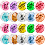 20 Pack LED Light Up Yo Yo Plastic Yoyo Glow in the Dark Yoyo Toys for Kids Party Favors Birthday Gifts Classroom Prizes Carnival Bulk Toys, 10 Colors