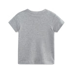 FITFIFTH POD Unisex Infant Baby Crew Neck T-Shirt Toddler Short Sleeve Solid Color Tees Shirts for Boys Girls 2~3T Gray
