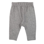 HonestBaby 4-Pack Organic Cotton Cuff-Less Harem Pants, Gray Ombre, Preemie