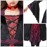 Spooktacular Creations Halloween Girls Royal Vampire Costume for Kids and GIrls, Gothic Queen Halloween Dress Up for Party