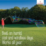 Bubbles for Kids – Giant Bubble Wand & Powder Mix | Makes 896 oz (7 Gallons) of Bubble Solution | Bubble Refill for Big Bubbles, Bubble Machine, Outdoor Fun | Non-Toxic & Long-Lasting