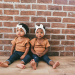 Baby Bling Bows - Newborn to Little Baby Girl Bows, 3PK CLASSIC KNOT Nylon Super Soft Stretchy Toddler Headbands, Perfect Hair Accessories Head Bands for Infant Kids, Made in the USA