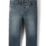 The Children's Place baby boys And Toddler Stretch Straight Leg Jeans, Aged Indigo Single, 3T US