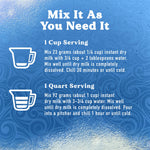 Swiss Miss Nonfat Dry Milk With Vitamins A and D, Makes Over 3 Gallons, 45.43 oz.