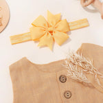 jollybows 40pcs Baby Girls Grosgrain Ribbon Hair Bows Headbands 3" Hair Band Hair Accessories for Infants Newborn Toddler