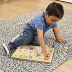 Melissa & Doug Alphabet Sound Puzzle - Wooden Puzzle With Sound Effects (26 pcs)