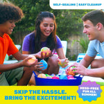 Hydroburst 6-pack Reusable Water Balloons by Relatable, For The Pool, Beach Toys And Outdoor Play Toys, Includes 6 Refillable Balloons