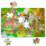 Melissa & Doug Rainforest Floor Puzzle, 48 pc Jumbo Jigsaw Puzzle, Educational Screen Free Activity for Toddler, Preschoolers and Kids Ages 3+ (2 x 3 Feet) - FSC Certified