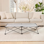 Regalo Extra Long My Cot Portable Toddler Bed - Gray 54x28x12 Inch