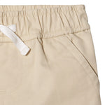 Gerber Baby Toddler Unisex Stretch Chino Shorts, Navy Stripe/Khaki, 0-3 Months
