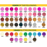 Crayola Ultimate Crayon Box Collection (152ct), Bulk Kids Crayon Caddy, Classic & Glitter Colors, Coloring Book Supplies, Gift for Kids, Ages 3, 4, 5