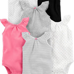 Simple Joys by Carter's Baby Girls' 6-Pack Sleeveless Bodysuit