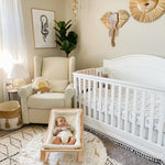 Crane Baby Moon Phase Nursery Décor for Boys and Girls, Ceiling Hanging, 6" x 6" X 36"