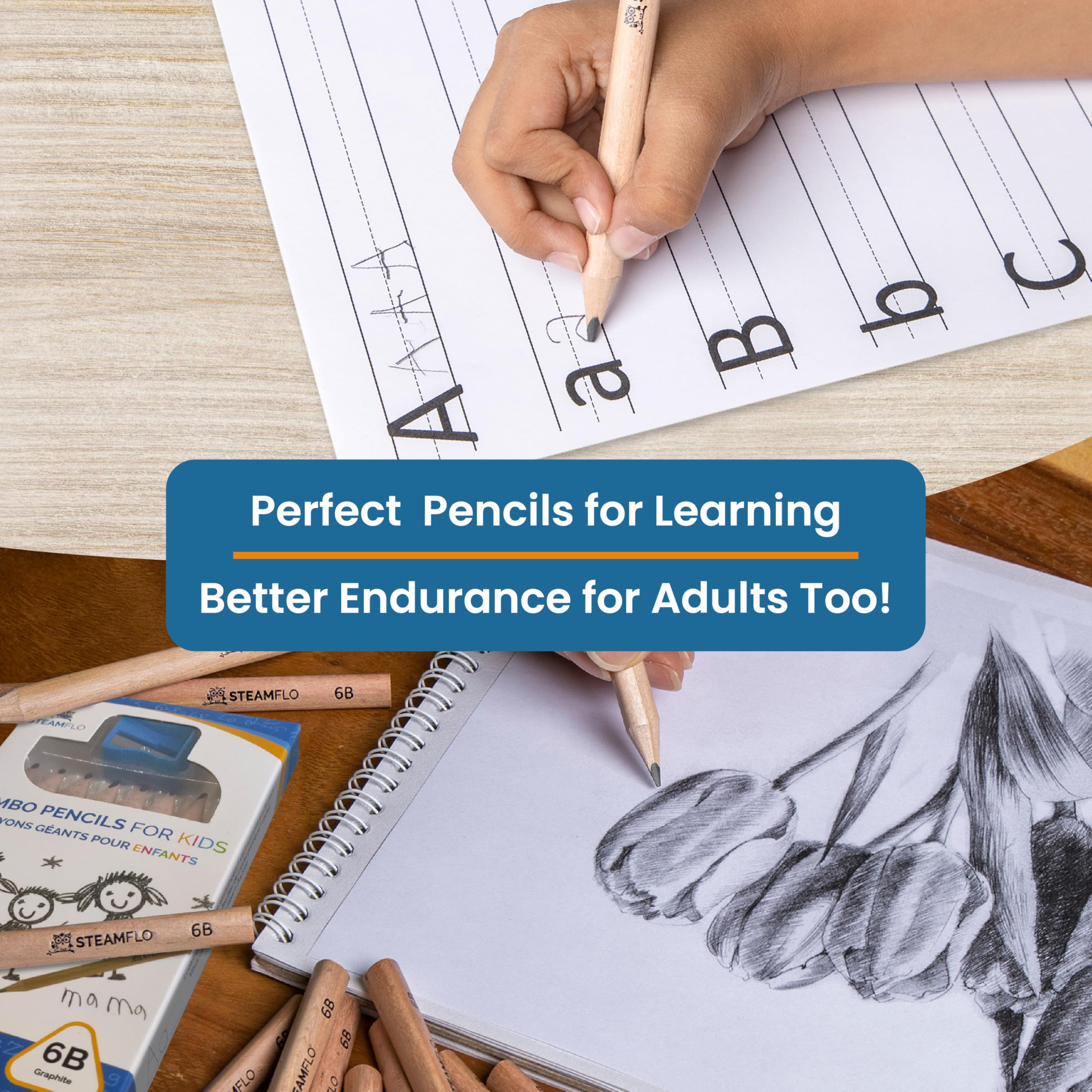 Learning Pencils For Toddlers 2-4 Years–Kids Pencils For - Color ...