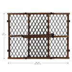 Evenflo Position & Lock Baby Gate, Pressure-Mounted, Farmhouse Collection