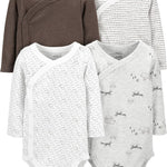Simple Joys by Carter's unisex-baby 4-pack Side Snap Bodysuit