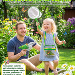 HAIMST Bug Catcher for Kids, Bug Vacuum Catching Kit with Bug Collector Butterfly Net Magnifying Glass Bugs Grabber Insect Catcher Tweezers, Outdoor Explorer Toys Gift for Kids Age 3-12