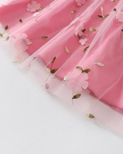 Kucnuzki Toddler Girl Dress 2t 3t Girl Clothes Cute Ruffle Tutu Fairy Princess Pink Swing Beach Boho Dress for Toddler Summer Two Piece Outfit Casual Sun Dress