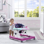 Delta Children First Exploration 2-in-1 Activity Walker - with Music, Removable Play Tray, Push Walker Mode, Machine-Washable, Orbit