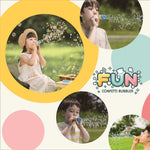 Uncle Bubble Blower for Kids and Toddlers, Mini Bubble Blower Makes Thousands of Bubbles Ease, Plastic Reduction Version
