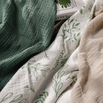 Muslin Swaddle Blankets for Newborn, 3 Pack Breathable Soft Receiving Blanket, Large 38 x 40 inches Swaddle Wrap Burping Clothes, Essentials Infant Shower Items, Toddler Gift (Bright Colors)