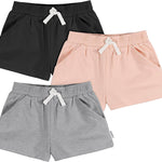 Gerber Baby Girls' 3-Pack Knit Shorts