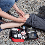 Portable First Aid Kit for Kids with CPR Shield - Ideal for Home, Car, School, Camping, and as a Travel First aid kit. Latex-Free Bandages – Children First Aid Guide by The Life Safety Pro