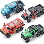 KIDAMI Die-cast Metal Toy Cars Set of 5, Openable Doors, Pull Back Car, Gift Pack for Kids (Official Car)