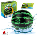 Watermelon Ball JR - Pool Toy for Underwater Games - Durable Ball for Pool Football, Basketball & Rugby - Perfect for Water Parties - Fun for Adults & Kids Alike - Fillable Pool Ball - Ages 6+