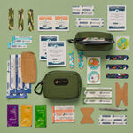 KeepGoing Small Travel First Aid Kit Kids – 60 Pc. Mini First Aid Kit for Purse, Diaper Bag, & Backpack with Latex-Free Bandages – 4 Oz., & 4.5 x 3.5 x 2 in, TSA-Approved