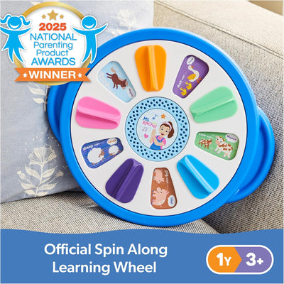Ms. Rachel Official Spin Along Learning Wheel with 3 Learning Play Modes, Educational Toys & Toddler Toys for Girls & Boys Ages 1-3+