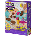 Kinetic Sand Scents, Ice Cream Treats Playset with 3 Colors Scented Play Sand & 6 Tools, Sensory Toys for Kids Ages 3 and up