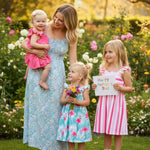 PATPAT 3 Packs Girl Toddler Dresses Sleeveless Flamingo Striped Toddler Casual Dresses 4-5 Years Multicoloured