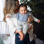 Comfy Cubs Muslin Baby Bibs, Drool Bibs, 70% Bamboo rayon 30% muslin cotton Adjustable with Easy Snaps, Teething & Drooling, Soft & Absorbent