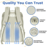 PILLANI Baby Diaper Bag Backpack - Large Bag for Boys & Girls - Diaper Backpack - Travel Diaper Bags with Changing Pad - Baby Registry Search Stuff & Shower Gifts - Newborn Essentials Must Haves Mom