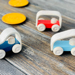 PlanToys® Vroom Truck Wooden Push Toy for Toddlers | Eco-Friendly Toddler Push Car for Indoor Play | Montessori Fine Motor Learning Toys for Kids