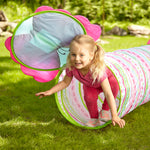 Melissa & Doug Sunny Patch Cutie Pie Butterfly Crawl-Through Tunnel Indoor Outdoor Baby Tunnel Crawl Developmental Activity Toy