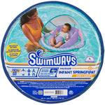 Swimways Infant Spring Float, Baby Pool Float with Canopy & UPF Protection, Swimming Pool Accessories for Kids 3-9 Months, Mermaid