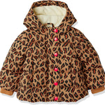 Amazon Essentials Girls and Toddlers' Heavyweight Hooded Puffer Coat, Water-Resistant