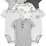 Simple Joys by Carter's Baby Boys' 6-Pack Short-Sleeve Bodysuit